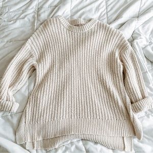 oversized chunky sweater